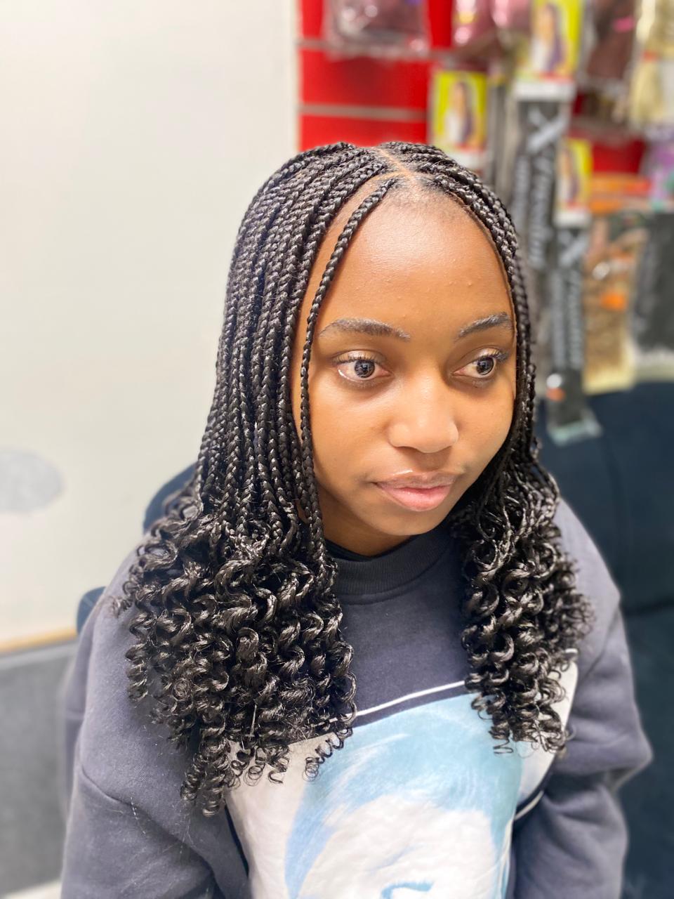 Knotless braid